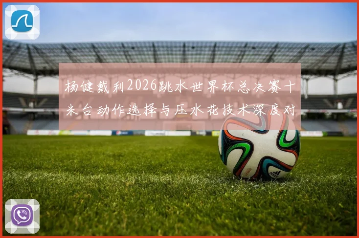 杨健戴利2026跳水世界杯总决赛十米台动作选择与压水花技术深度对比解析